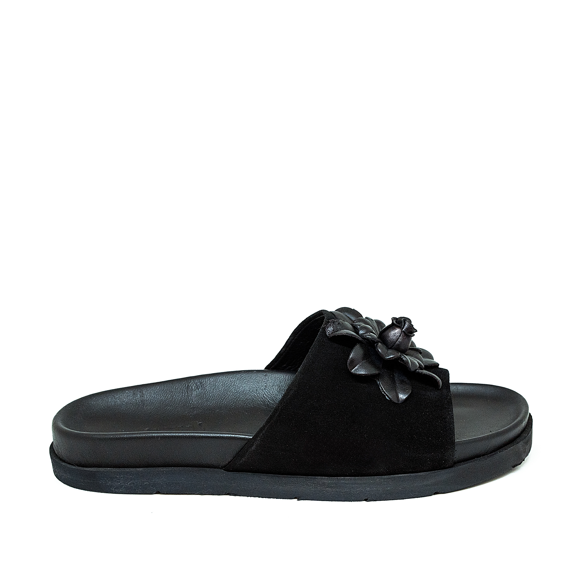 Bigshoes Bigshoes GA0301-01 Δερμάτινο Mule Μαύρο